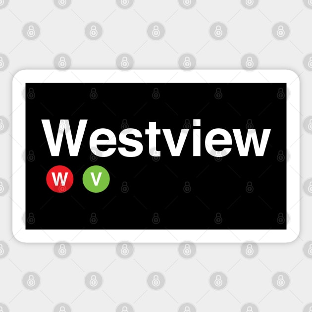 Westview Sticker by huckblade